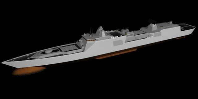新一代巡洋舰排水量超1.5万吨,配备激光武器和电磁炮