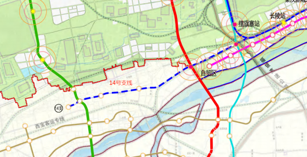 秦汉新城规划引入6条地铁,途径咸阳的11号线又有变动?