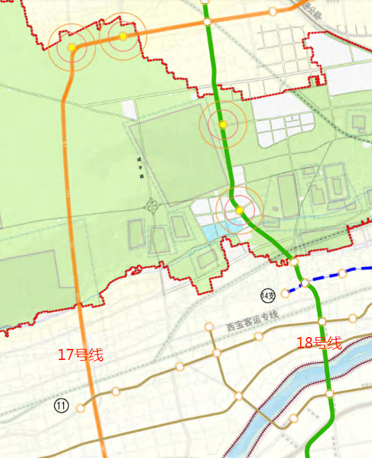 秦汉新城规划引入6条地铁,途径咸阳的11号线又有变动?