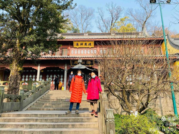 游览杭州灵隐寺,中国佛教禅宗十大古刹之一