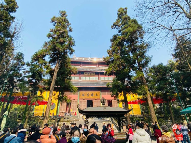 游览杭州灵隐寺,中国佛教禅宗十大古刹之一