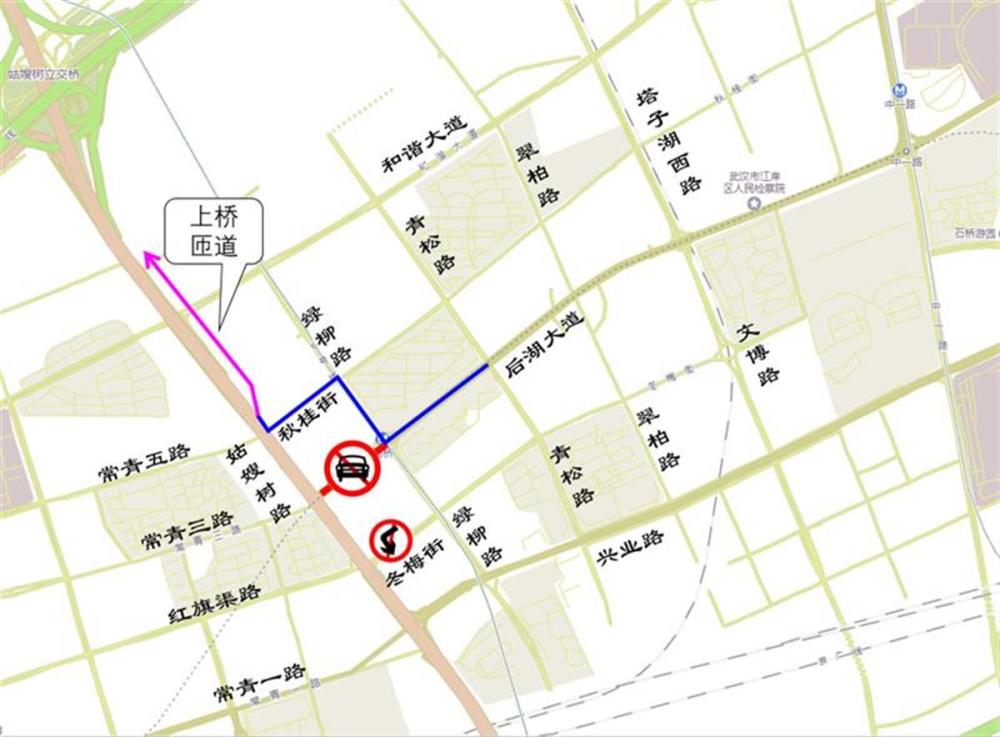 武汉地铁12号线石桥站施工,31日起相关道路临时限制通行,为期两年