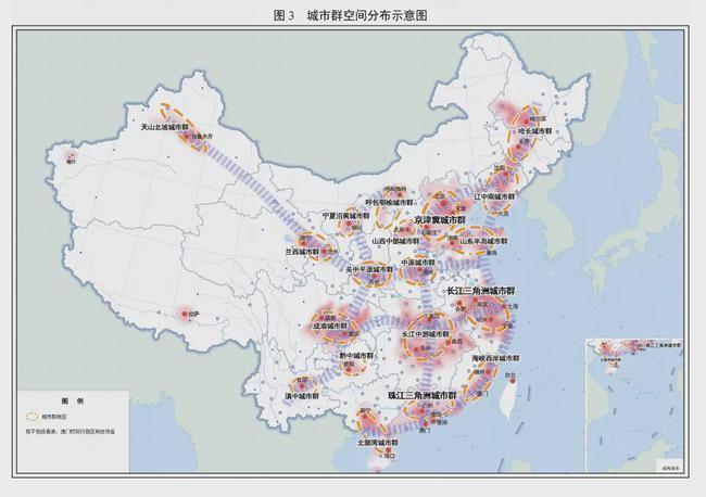 优化提升京津冀,长三角,珠三角,成渝,长江中游等城市群,发展壮大山东