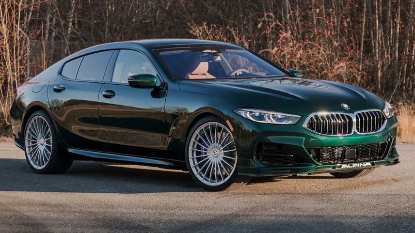 王者之风:2022年宝马alpina b8 gran coupe