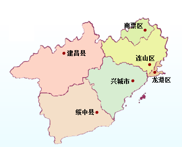 辖3区,2县,1市2,行政区划图1-1 辽宁省沿海重点发展城葫芦岛市是国家