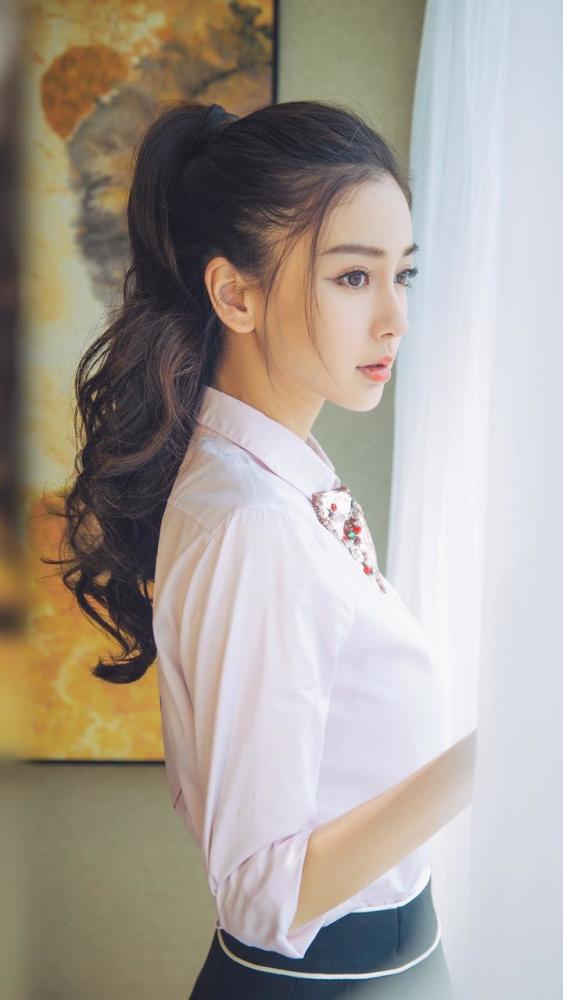 杨颖(angelababy)精选壁纸100张,颜没话说