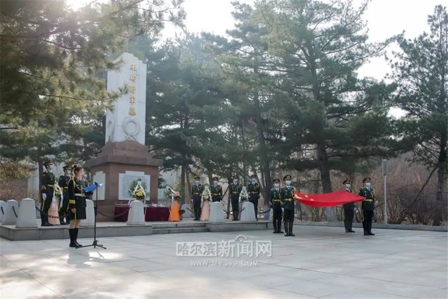 哈尔滨烈士陵园迎来祭扫高峰丨已有500个团体和各界群众祭奠先烈