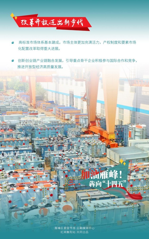 海报|加油雁峰!犇向"十四五"