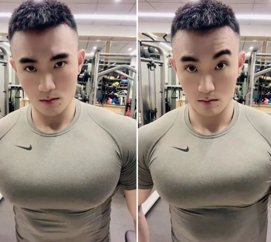 抖音超火的"胸肌开抢,已经被肌肉男玩坏了_腾讯新闻