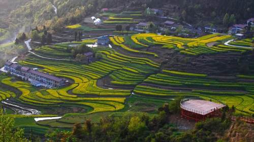 2公里,宽1米多的苏陕协作项目——陕西省汉中市宁强县巴山镇石羊栈