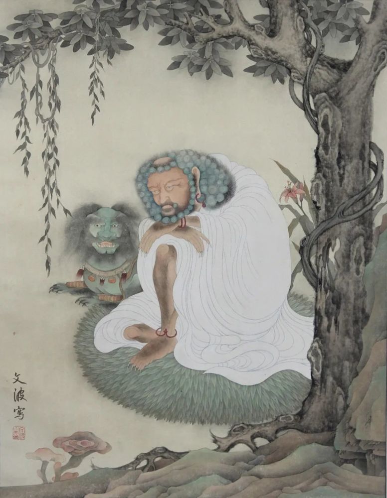 恬静典雅|文波工笔花鸟画