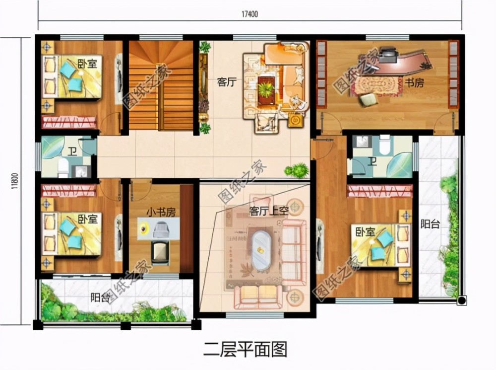 两层180平方农村建房图,180平米农村自建房图纸 占地180平二层别墅设计图第二款带车库设计快看看喜不喜欢