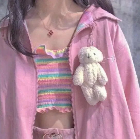 适合所有人用的粉色系仙女头像