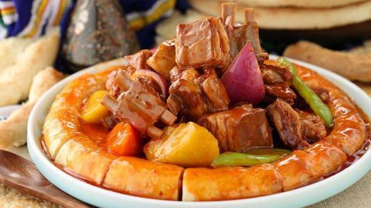新疆棉花新疆特色美食推荐新疆馕包肉低音号