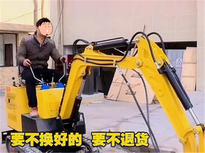 四川男子网购挖掘机,网友看到后乐坏了:这台挖掘机还没成年?
