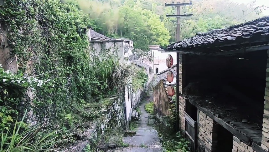 黄山一座400年古村,因开发而成无人村,世外桃源隐居好