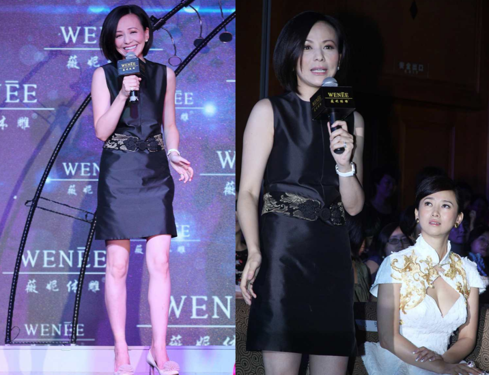 王琳穿粉裙丝毫没有雪姨的架势,不仅看着温婉,身材姣好也像少女
