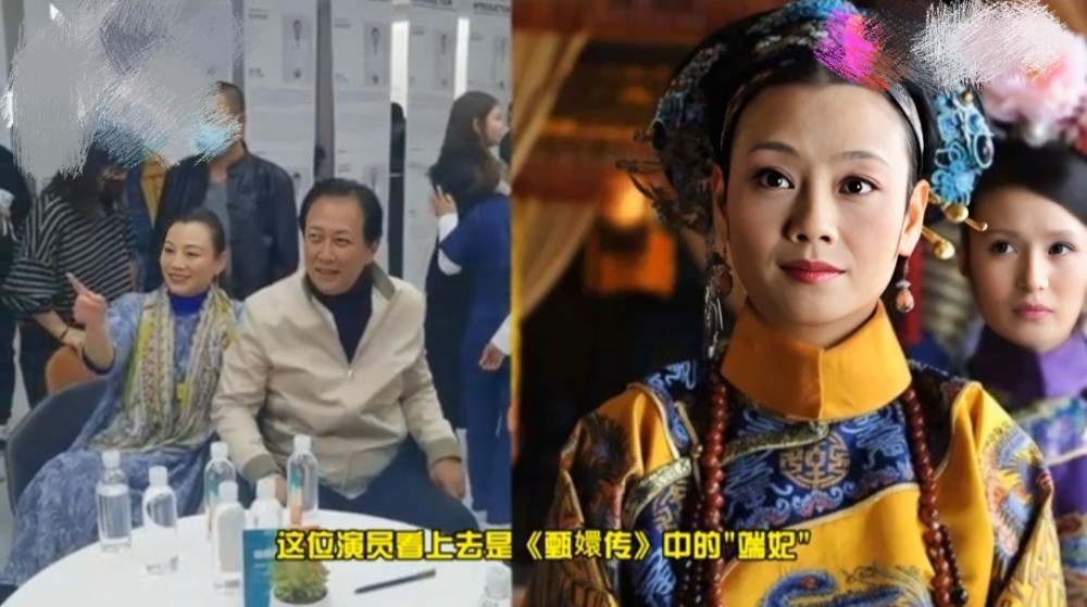 唐国强现身某活动被甄嬛传里女演员挽手合影一脸的不情愿