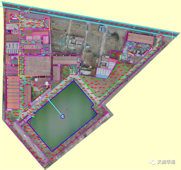 使用厂区的dom,dsm,点云和osgb格式三维模型数据生产1:500地形图