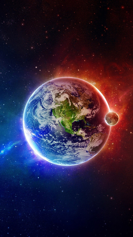 蓝色星空系列超清背景