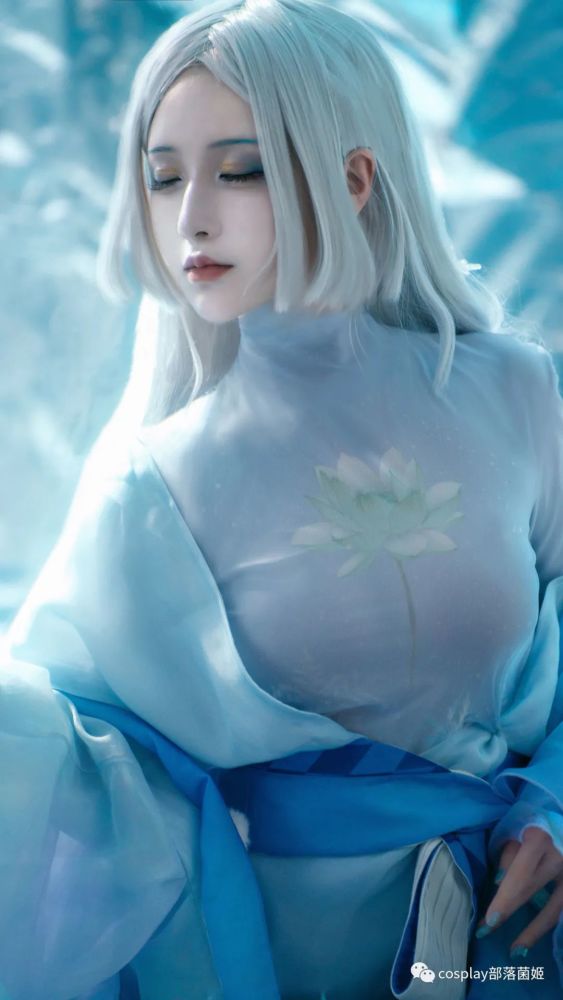 cos:阴阳师蝉冰雪女霁雪寻春cos正片@铁板烧鬼舞