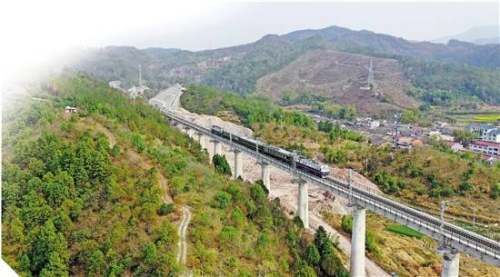 金台铁路开通在即 跟着检测列车试跑