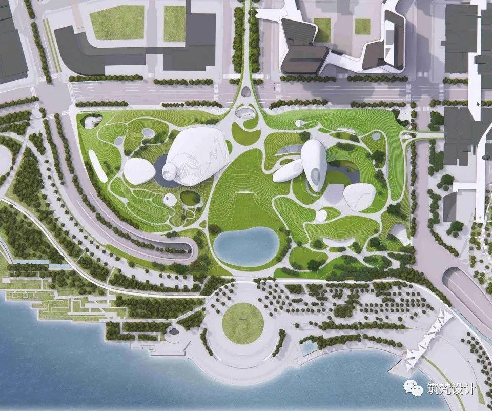 mad公布深圳湾文化广场方案,设计呈现"远古未来"概念