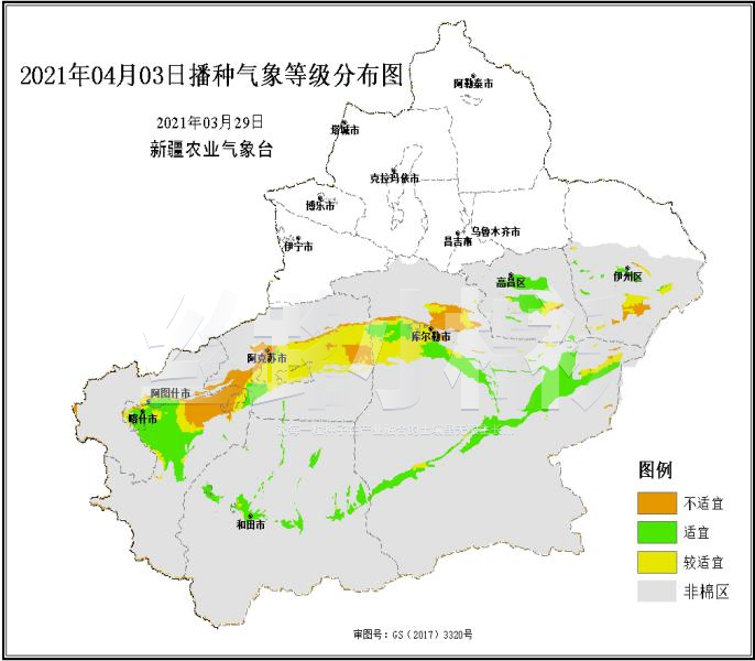 新疆:棉花播种气象预报