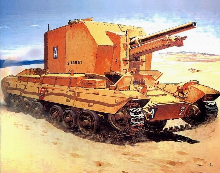 二战英军"主教"自行火炮:和kv2一样的马桶头,用火力布施福音