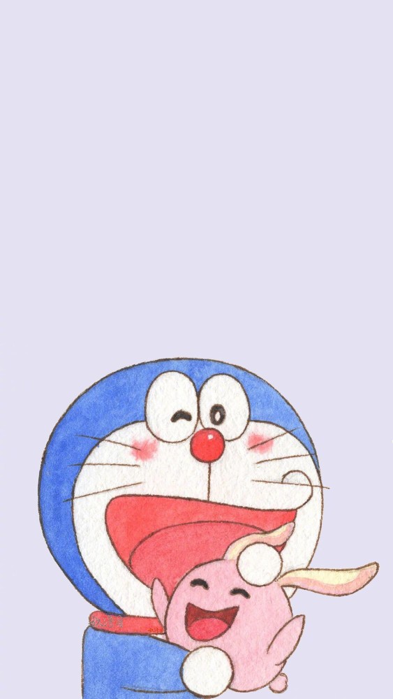 五颜六色的哆啦a梦"壁纸"