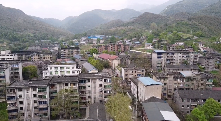 四川大山兵工厂旧址,昔日辉煌厂区成城镇,如今没落房屋变破旧