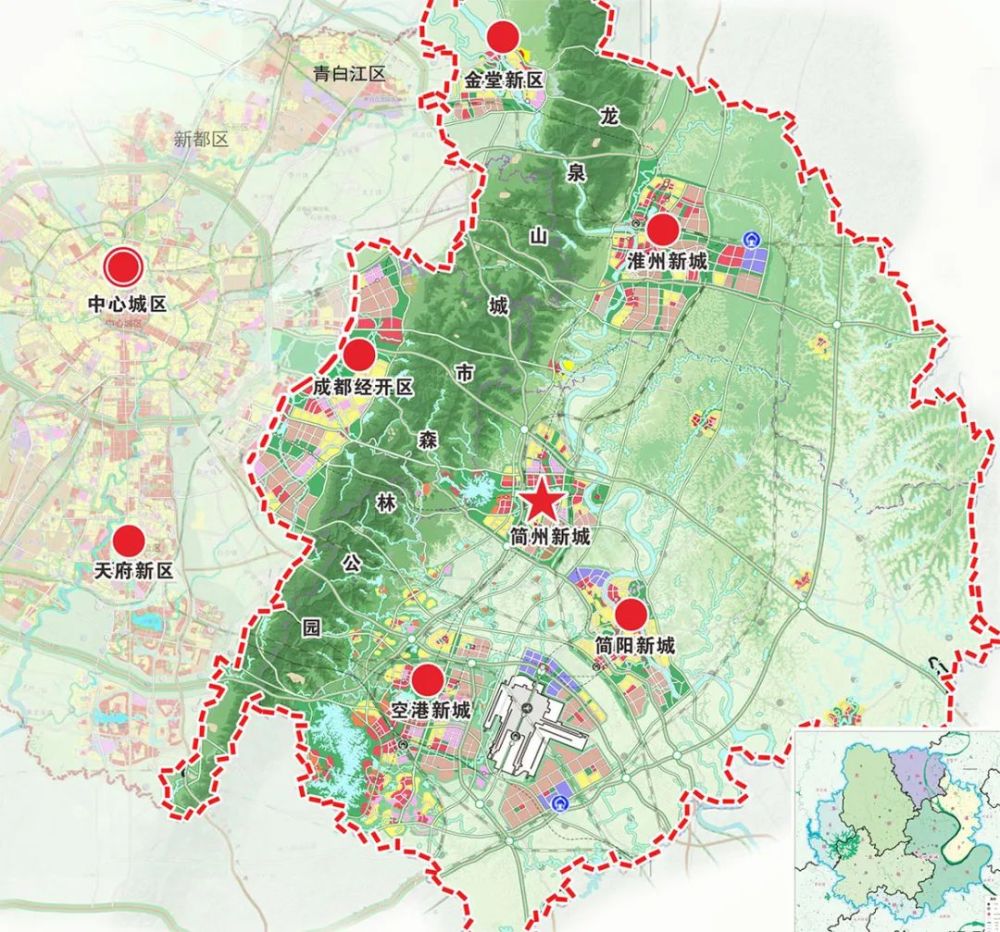 2021年,东部新区尤其是简州新城的建设步伐明显加快.