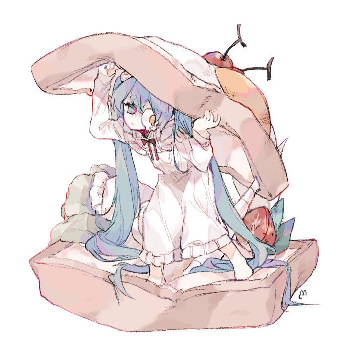一组萌系女孩,物品甜品拟人