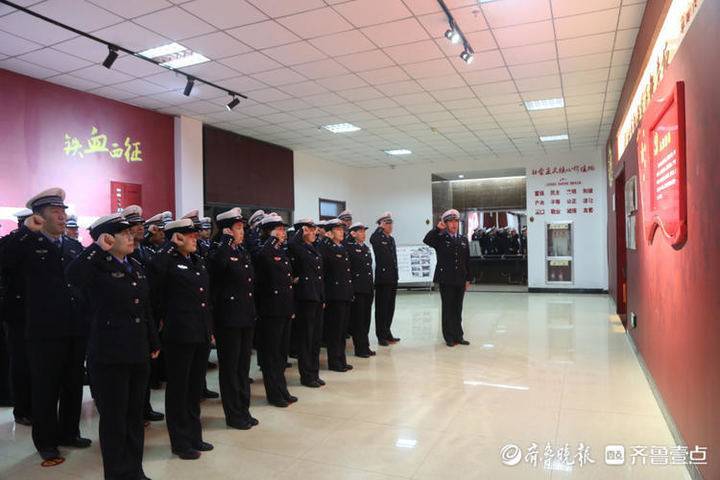 德州交警直属一大队:参观革命教育基地 传承"红色基因