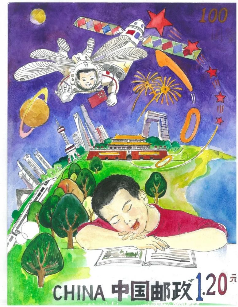 6月1日新邮《儿童画作品选》即将在这20幅作品中选出!