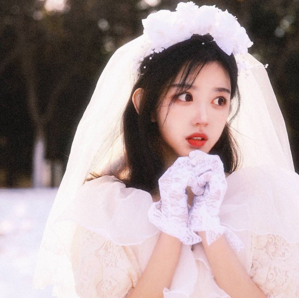 头像女生婚纱唯美图片_白色婚纱头像女生唯美(2)