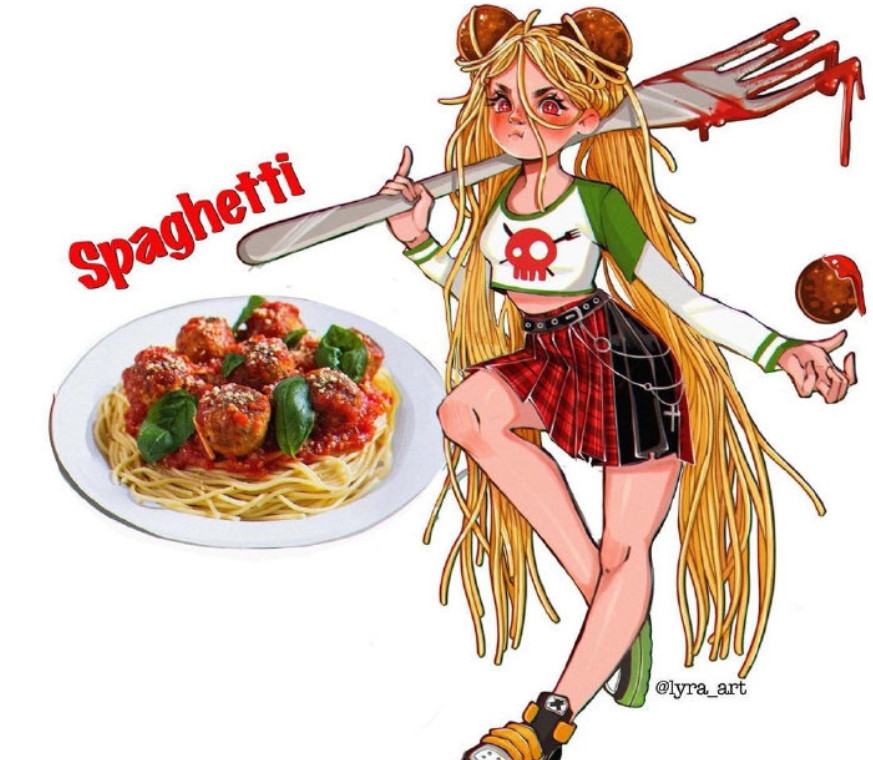日常食物拟人化,寿司变成日系少女,奥利奥化身美少女