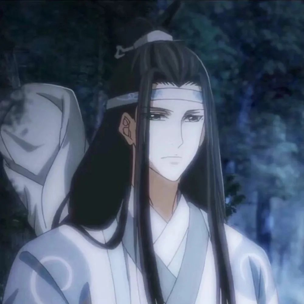 魔道祖师动漫 蓝忘机头像 蓝忘机:忘却机巧心,为谁破雅正