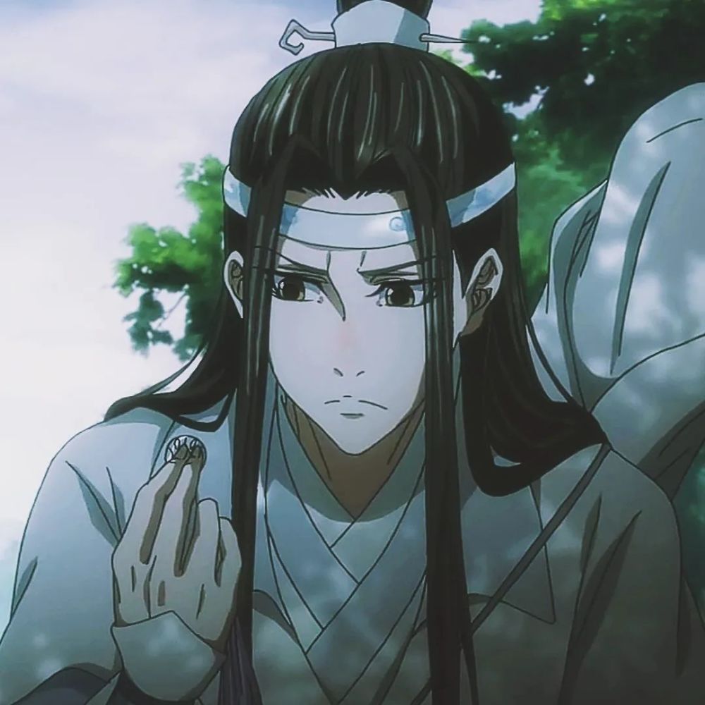 魔道祖师动漫 蓝忘机头像 蓝忘机:忘却机巧心,为谁破雅正