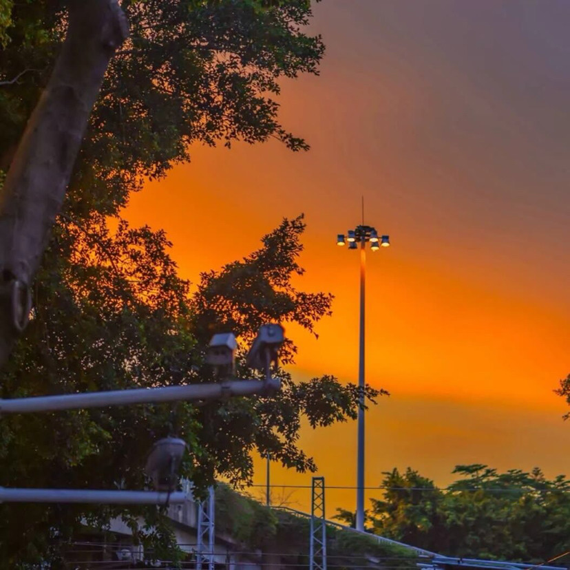 ins夕阳背景图爱在黄昏日落时