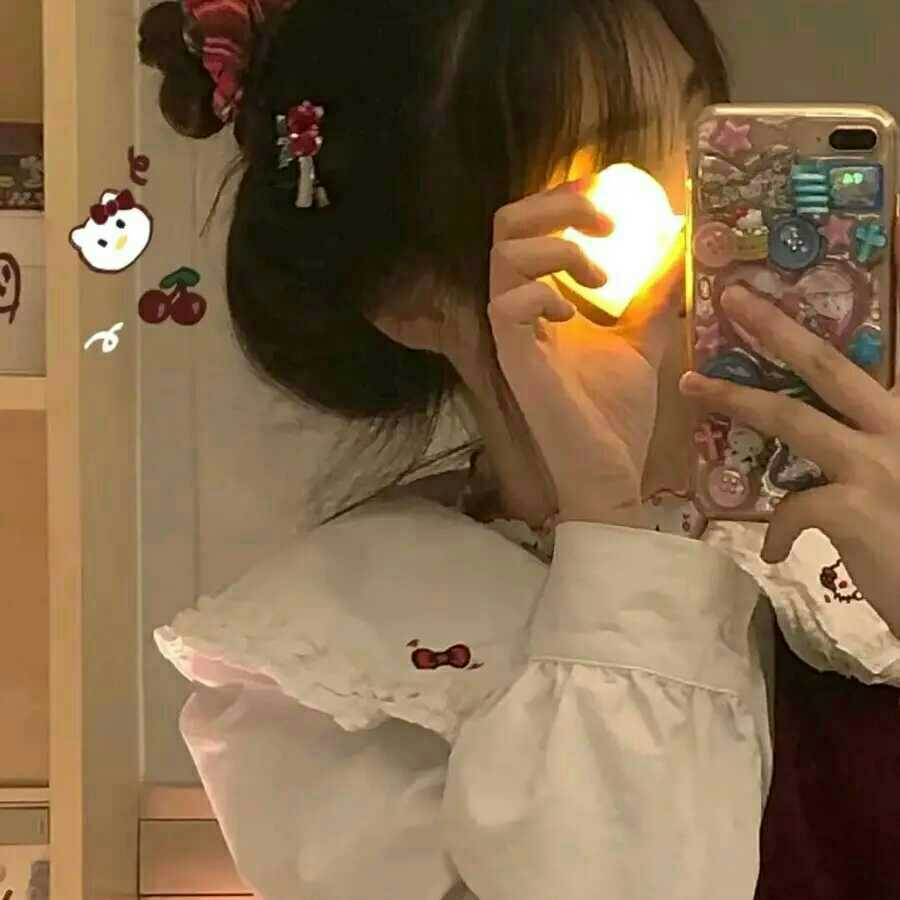 招桃花温柔小众真人女生头像74