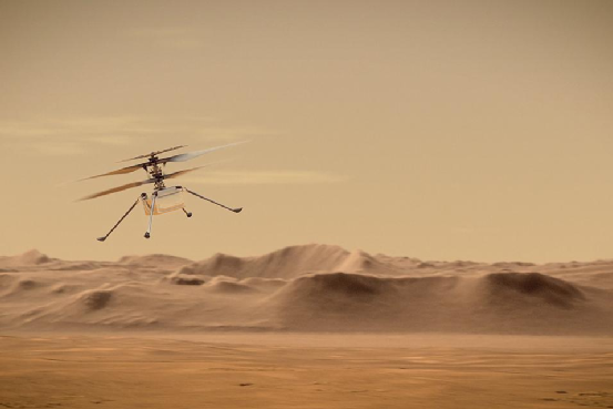 人类首个地外直升机-机智号将如何在火星上飞起来