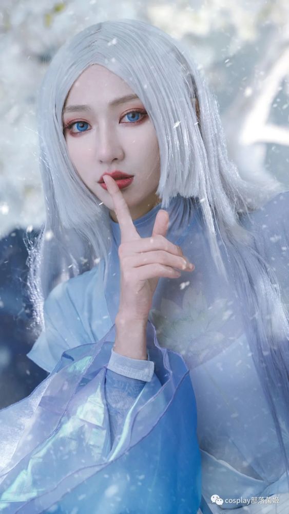 cos:阴阳师蝉冰雪女春日寻游季cos正片@洛离