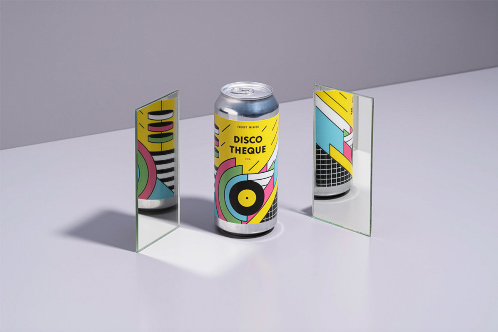 创意视觉啤酒易拉罐包装设计