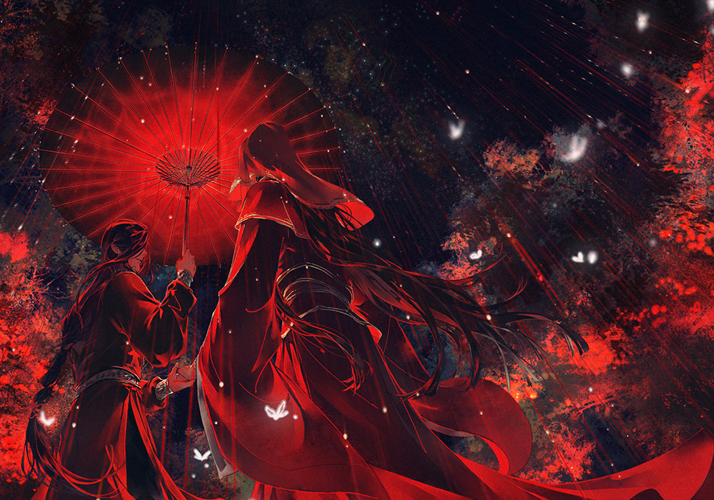 《天官赐福》灰灰画的海盗花,攻气要溢出屏幕,等一个船长谢怜!