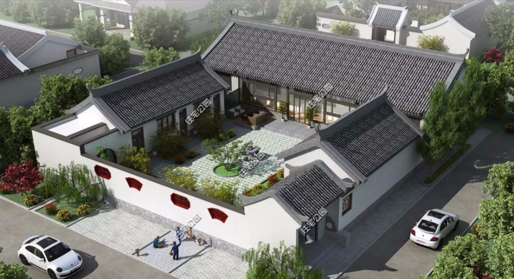 2021年农村建房子,推荐这15套中式小院,造价便宜还实用