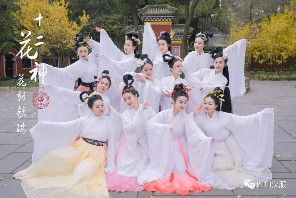 十二花神花朝献瑞 图片由四川汉服提供