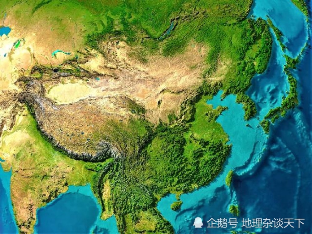 中国地形地势西高东低,呈阶梯状分布;地形多种多样,山区面积广大.