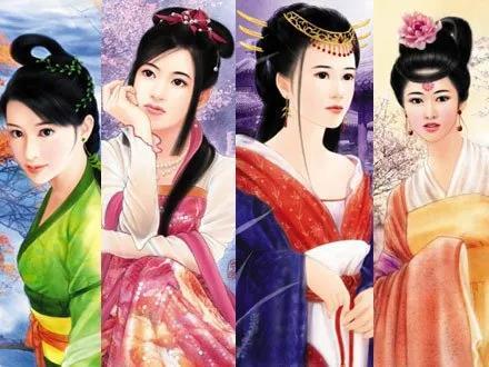 娱乐圈现代版"四大美女",比起古代版是不是更加有韵味