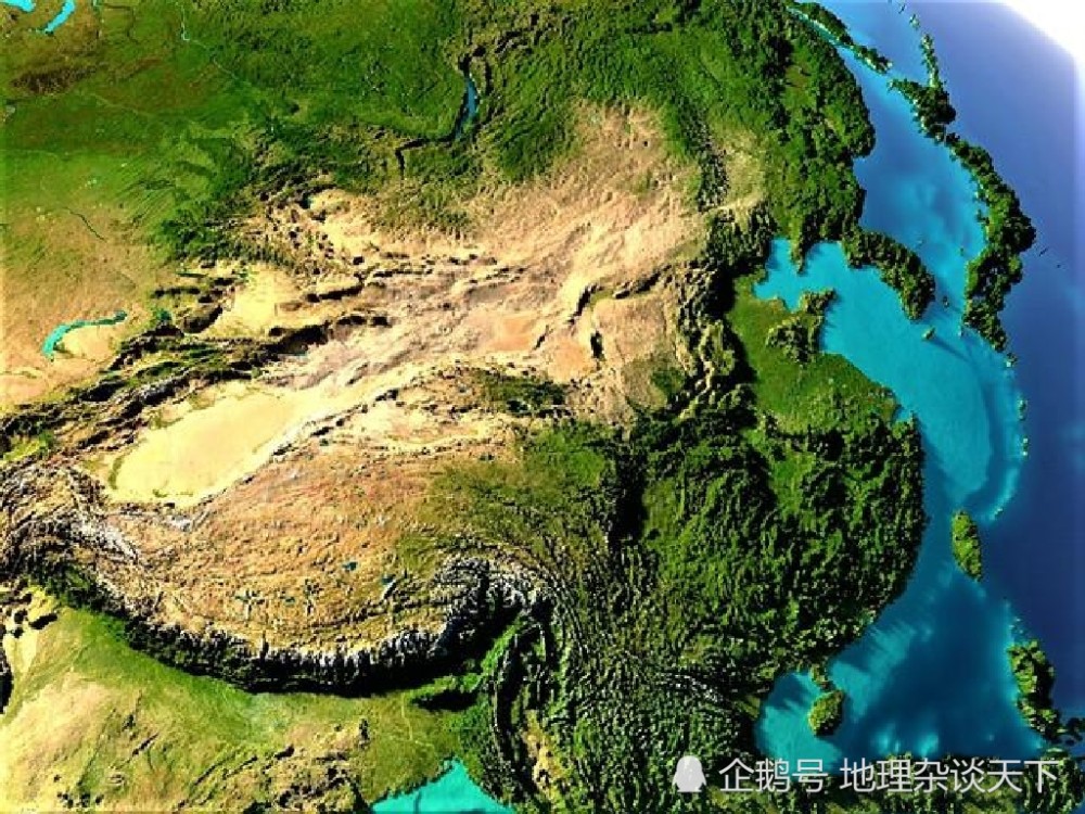 高清3d地图,感受中国的地形地貌起伏,这样学地理更容易!